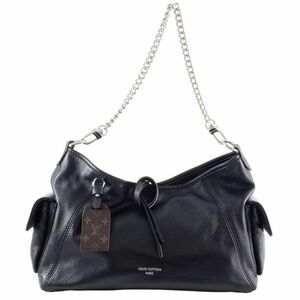 Pre Loved louis vuitton Women Black Shoulder Bags
